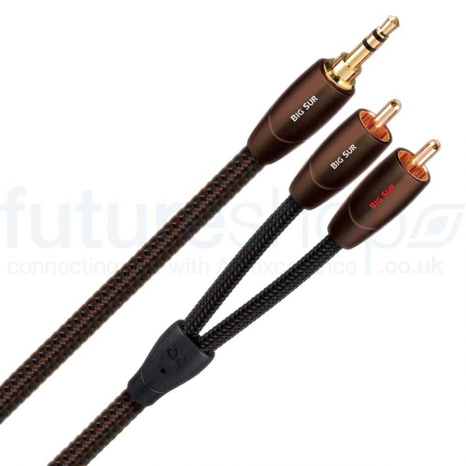 Audioquest Big Sur, 3.5mm to 2 RCA Audio Cable