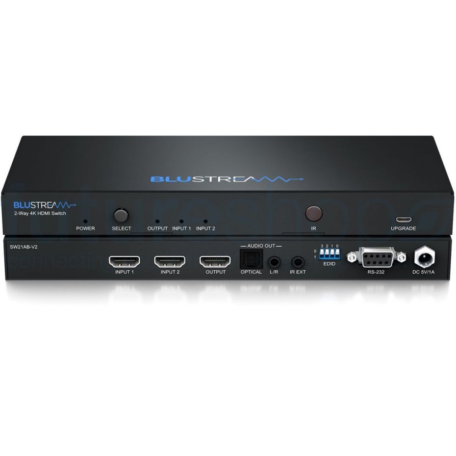 Blustream SW21AB-V2 2-Way 4K HDMI Switch