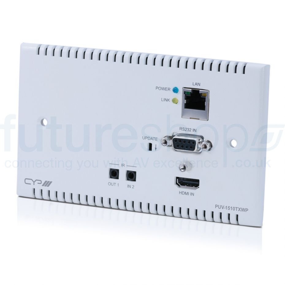 CYP PUV-1510TXWP HDBaseT™ 5Play™ Wall Plate Transmitter