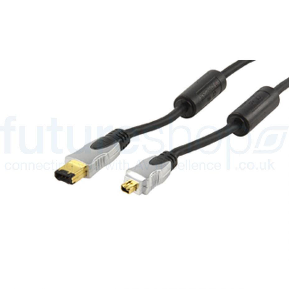 4 Pin to 6 Pin FireWire Cable 