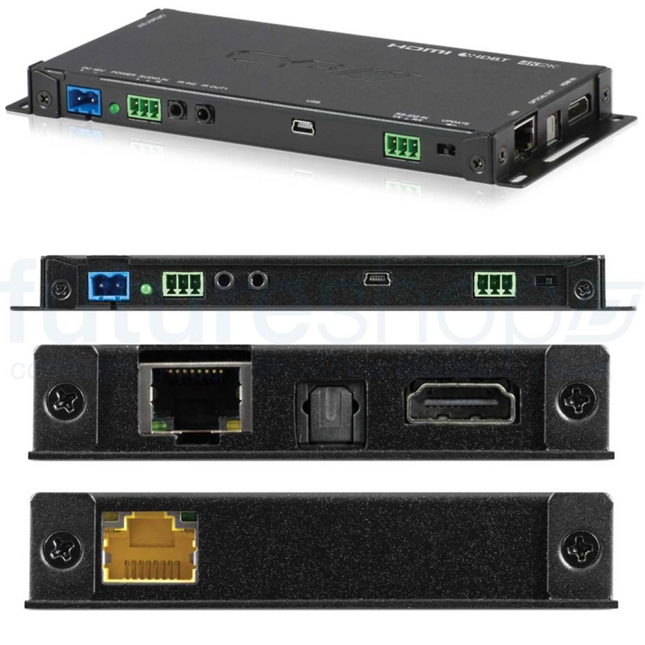 CYP PUV-2010TX 100m HDBaseT™ 2.0 Slimline Transmitter (4K, HDCP2.2, PoH, LAN, OAR, USB) (HD Distribution)