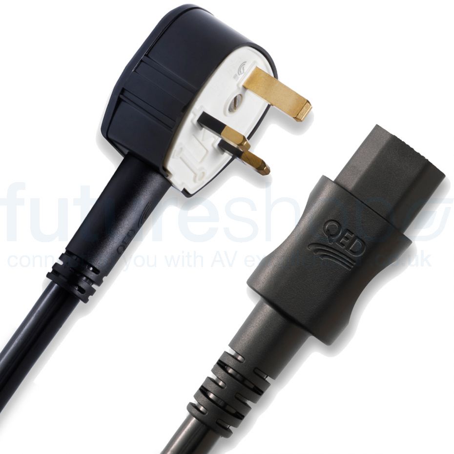QED XT3 X-Tube™ Mains Power Cable - UK Plug
