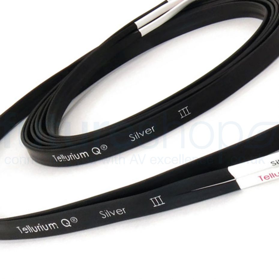 Tellurium Q Silver III Speaker Cable - Factory Terminated