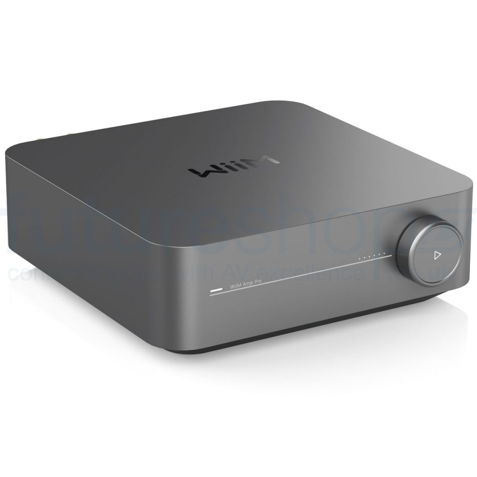 WiiM Amp Pro All-In-One Streaming Amplifier Box - Space Grey