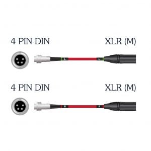 Nordost Red Dawn Speciality 4 Pin Din to XLR (M) Cable Set (For Naim)