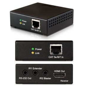 CYP HDMI over Single CAT HDBaseT LITE Receiver with PoC and 2-Way IR (up to 60m)