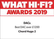 Chord Hugo 2 What Hi-Fi? Award 2019