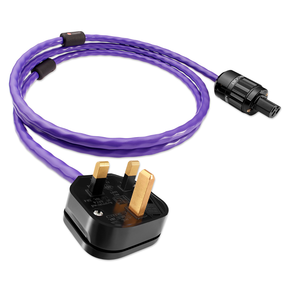 Nordost Purple Flare 3 UK power cord with IEC connector