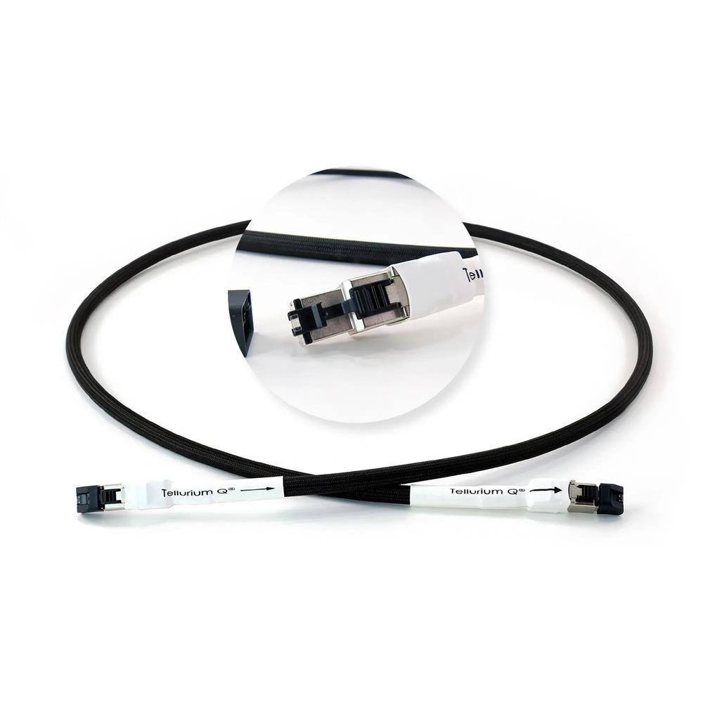 Tellurium Q Silver Diamond Digital Streaming Cable, precision engineered for signal clarity and low distortion.