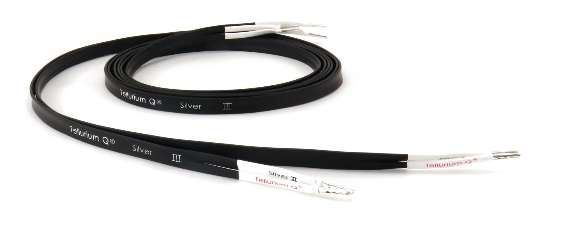 Tellurium Q Silver III speaker cable close-up detail